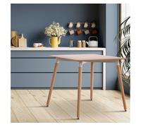 Mesa de cocina viborg madera natural 80x80x75 cm