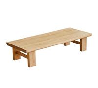 Mesa De Color Madera Para Sala De Estar, Mesa De Centro, Mesa De Té, Mesa Tatami, Mesa Auxiliar, Extremo Del Sofá, Mesa Auxiliar Moderna, Mesa Baja De Piso, Mater(Size:23.7*14*12in,Color:Color Madera)