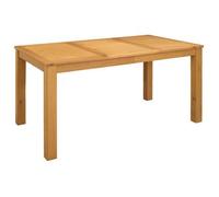 Mesa De Comedor 150 X 85 X 75 Cm Madera De Roble Sólido Natural Vidaxl
