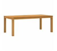 Mesa De Comedor 200 X 100 X 75 Cm Madera De Roble Sólido Vidaxl