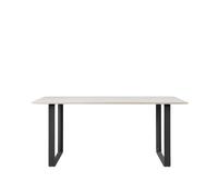 Muuto Mesa 70/70 170x85 cm White laminate-Plywood-Black
