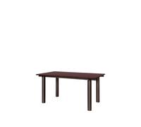 Mesa de comedor Atura 160x90 Chocolate oscuro/ Borgoña