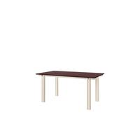 Mesa de comedor Atura de , 160 x 90, color cachemir claro/ Borgoña