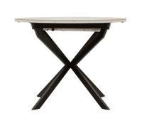 Mauro Ferretti Mesa de comedor extensible Martin cm Ø 100 x 78 cm (abierto 140 x 100 x 78 cm)