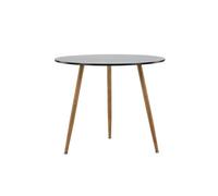 Mesa de comedor copenhagen dt115 115x115x74 marrón 74 cm