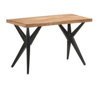 Mesa De Comedor De Madera Maciza De Acacia 120x60x76 Cm Vidaxl