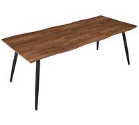 Home Deco Factory Mesa extensible Modelo Forest 150/210x90x75 cm efecto roble 6 a 8 personas