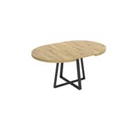 Mesa de comedor Extensible Estilo nórdico industrial Duke - Diseño innovador - Patas metálicas - Alta Calidad - Mesa interior - Somnia Descanso - Fabricado en España