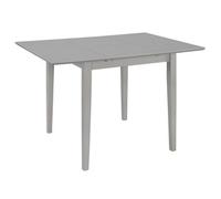 Mesa De Comedor Extensible Gris (80-120)x80x74 Cm Mdf Vidaxl