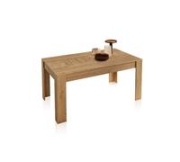 duehome - Mesa de comedor extensible Kana Nude Oak