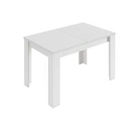 duehome - Mesa de comedor extensible Kendra 123 Artik white