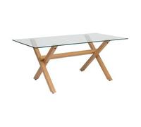 Mesa De Comedor "jorel" Marrón 180x90x74,5cm - Atmosphera Createur D'interieur