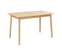 Mesa de comedor klijori rectangular 120x70x74 cm - natural [en.casa]
