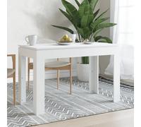 Mesa de comedor Living Store, color blanco, 120x60x76 cm, fabricada en material de madera