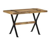 Mesa De Comedor Madera De Mango Rugosa 120x60x76 Cm Vidaxl