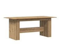 Mesa De Comedor Madera Ingeniería Roble Artisan 180x90x76 Cm Vidaxl