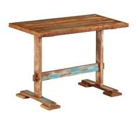 Mesa De Comedor Madera Maciza Reciclada 110x55x78 Cm Vidaxl