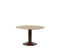 Muuto Mesa pedestal Midst Oiled oak-dark red. Ø120 cm