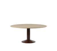 Muuto Mesa pedestal Midst Oiled oak-dark red. Ø160 cm