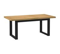 Mesa De Comedor "noain" Patas U Madera Maciza Pino 180x90x75 Cm Vidaxl