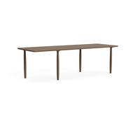 NORR11 Mesa de comedor Oku 250 cm Roble ahumado claro