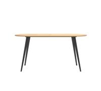 Mesa de comedor oval fija kitty