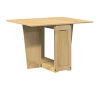 Mesa De Comedor Plegable Mariposa Corona Madera Pino Marrón Vidaxl