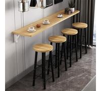 Mesa de comedor plegable montada en la pared, escritorio de bar de cocina, mesa de pared que ahorra espacio para sala de estar y tienda de té con leche