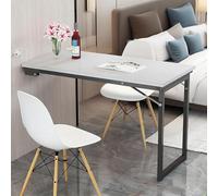Mesa de comedor plegable para ahorrar espacio, 100 x 60 x 75 cm, multifuncional para niños, perfecta para cocina, sala de estar, dormitorio y oficina en casa