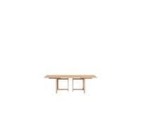 Mesa de Comedor Rectangular 160x90 con 2 Extensiones en Color Melocotón Apagado