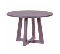 Mesa de comedor redonda en fresno natural (115cm) - soho