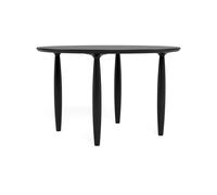 NORR11 Mesa de comedor Oku Roble negro. Ø120 cm