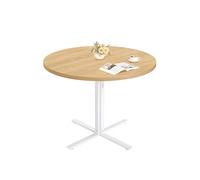 Mesa de Comedor Redonda para 4 Personas Alto de 74,8 cm Roble Dorado