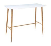 Mesa De Comedor "roka" Blanca L120cm
