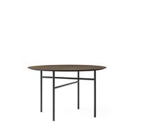 Audo Copenhagen Mesa Snaregade redonda negro-roble teñido. Ø120 cm