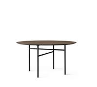 Audo Copenhagen Mesa Snaregade redonda negro-roble teñido. Ø138 cm