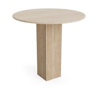 NORR11 Mesa de comedor Soho Beige. Ø80 cm