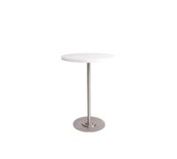 Mesa de Comedor Table 57 Ø55 Blanco/Acero Inoxidable