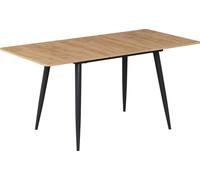 Mesa de comedor Vicco Beaver Roble dorado/ 120-160 x 80 cm Extensible, Model 58499