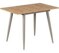 Mesa de comedor Vicco Beaver Roble dorado/Gris 80-110 x 70 cm Extensible, Model 58465
