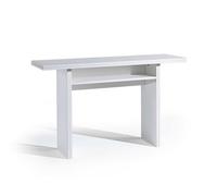 Mesa de consola extensível com efeito madeira