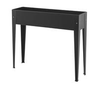 Mesa de cultivo lelystad acero 98 x 25 x 82 cm antracita [en.casa]
