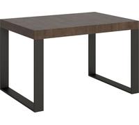 Mesa de desvestido de 140/400 x 90 cm, color teca con patas color antracita
