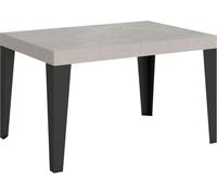 Mesa de desvestir, 120/380 x 90 cm, color "Flame Cashmere", estructura en color antracita