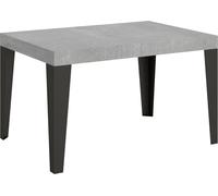 Mesa de desvestir, 140/400 x 90 cm, con patas de hormigón texturizado, color antracita