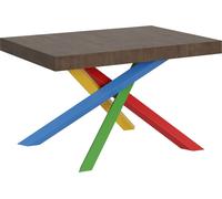 Mesa de desvestir, 140/400 x 90 cm, modelo Volantis, nogal, varios colores, patas modelo 4/B