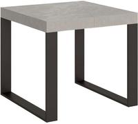 Mesa de desvestir de 90/246 x 90 cm, modelo Tecno Kaschmir, patas en color antracita
