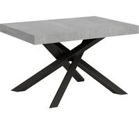 Mesa de desvestirse de 140/400 x 90 cm, modelo Volantis, con estructura de hormigón y patas de color antracita