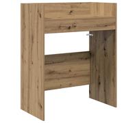 Mesa de DJ vidaXL, estilo Artisan, roble, 62 x 45 x 102 cm, material de madera