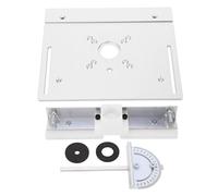 Mesa de Enrutador Woodw, Tablero Abatible de Metal, Placa Rt de Aluminio, Piezas de Herramientas Eléctricas, Accesorios, Base para Sierra de Aleación Negra (KIMISSz9snmgp8d1-13)